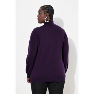 Ulla Popken  Rollkragen, Pullover, Merinowolle, Classic Fit, Langarm 