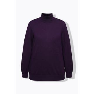 Ulla Popken  Rollkragen, Pullover, Merinowolle, Classic Fit, Langarm 