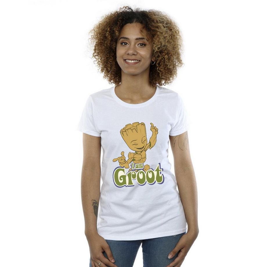 Guardians Of The Galaxy I Am Groot T-Shirt Stampata  