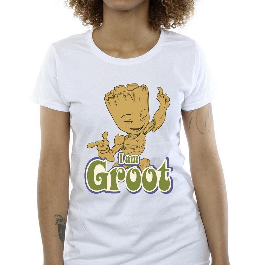 Guardians Of The Galaxy I Am Groot T-Shirt Stampata  