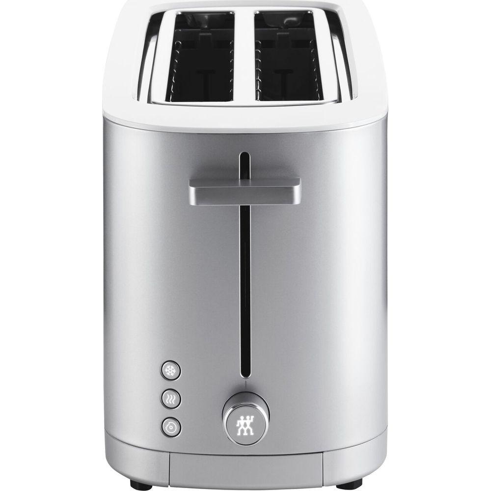 ZWILLING Enfinigy silber Toaster 2/4 m. Brötchenaufsatz - CH-Stecker  