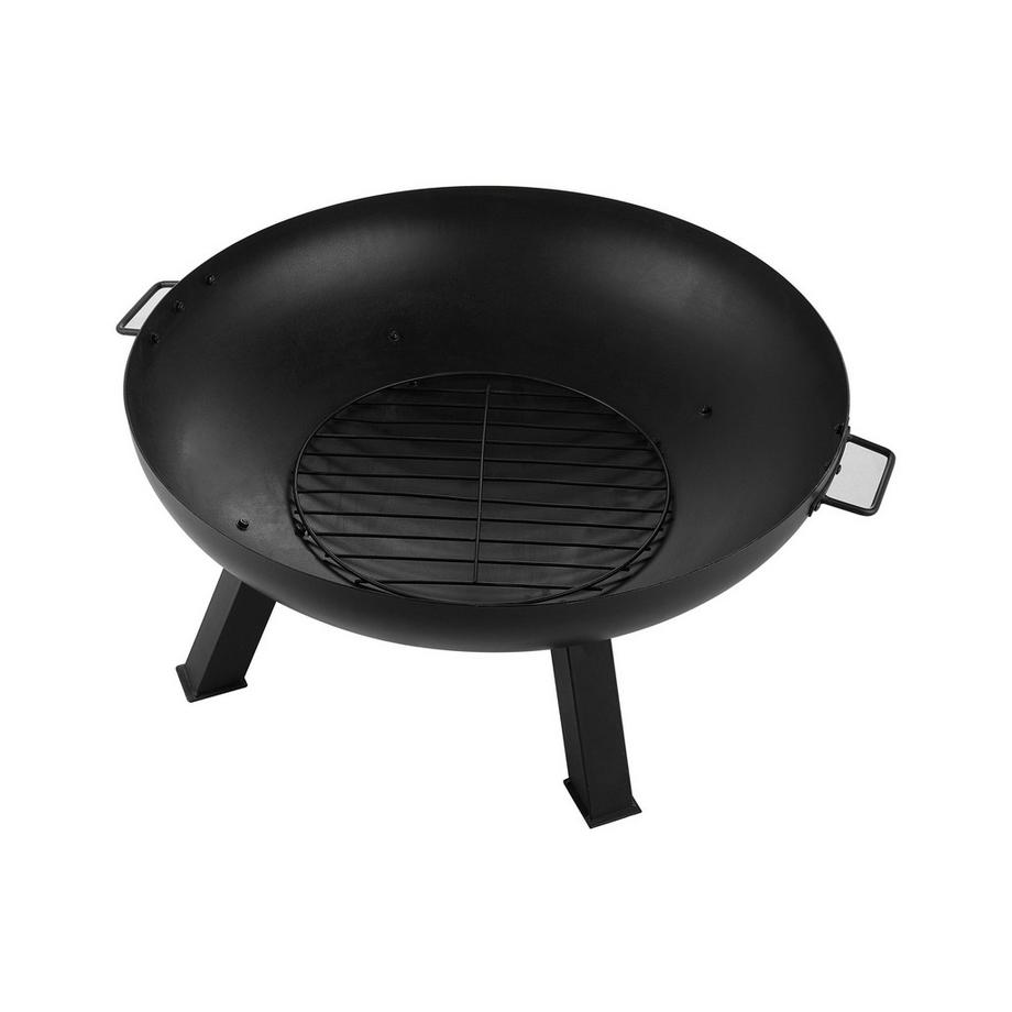 Beliani Feuerstelle aus Stahl SEMPU  