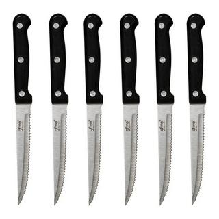 5five Bloc à couteaux avec 11 couteaux + ciseaux + marron  