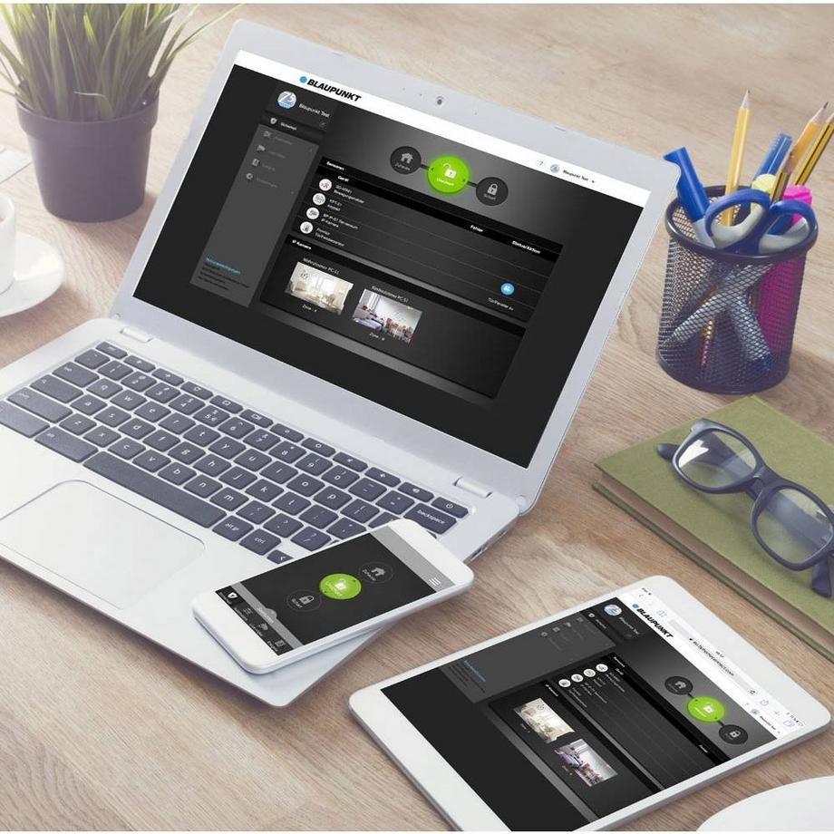 Blaupunkt  Q-Pro6300 Smarthome Funk-Alarmanlage, Starter-Set 