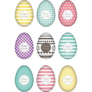 HERMA  Sticker Ostern Eierset Bunt 