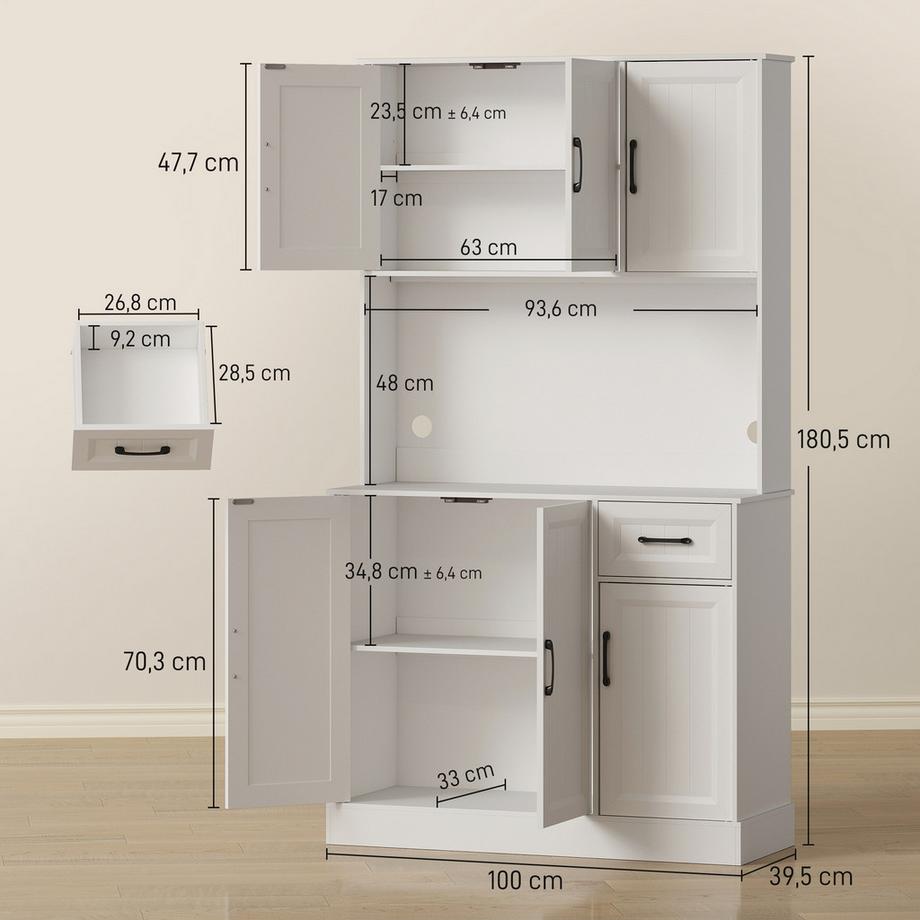 HOMCOM Küchenschrank  