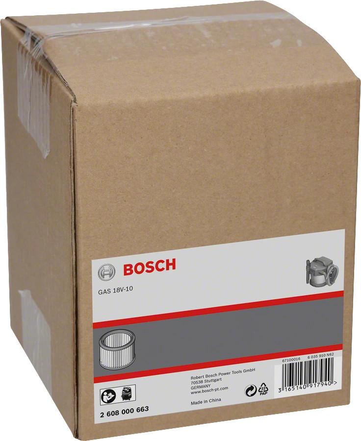 Bosch Professional Faltenfilter für GAS 18V-10L, waschabar  