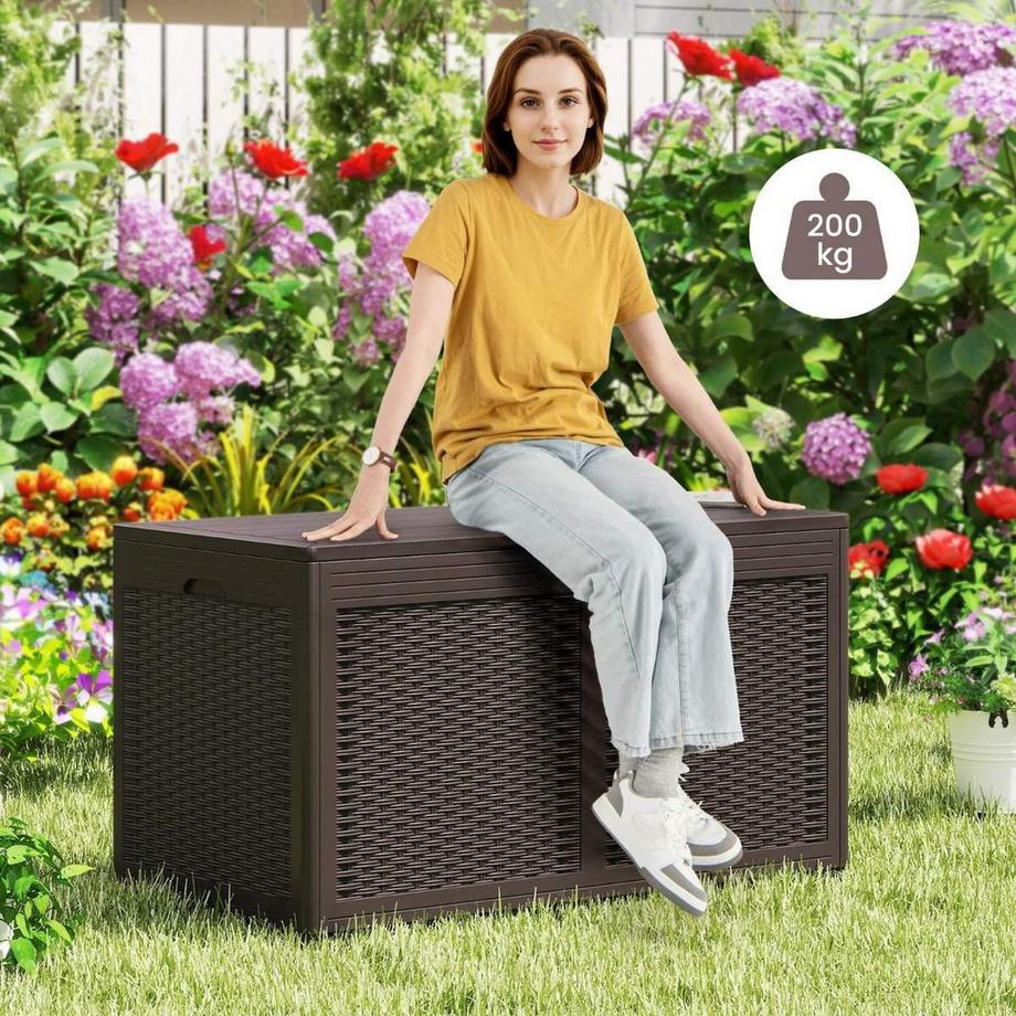 Northix Outdoor-Aufbewahrungsbox mit Rädern  