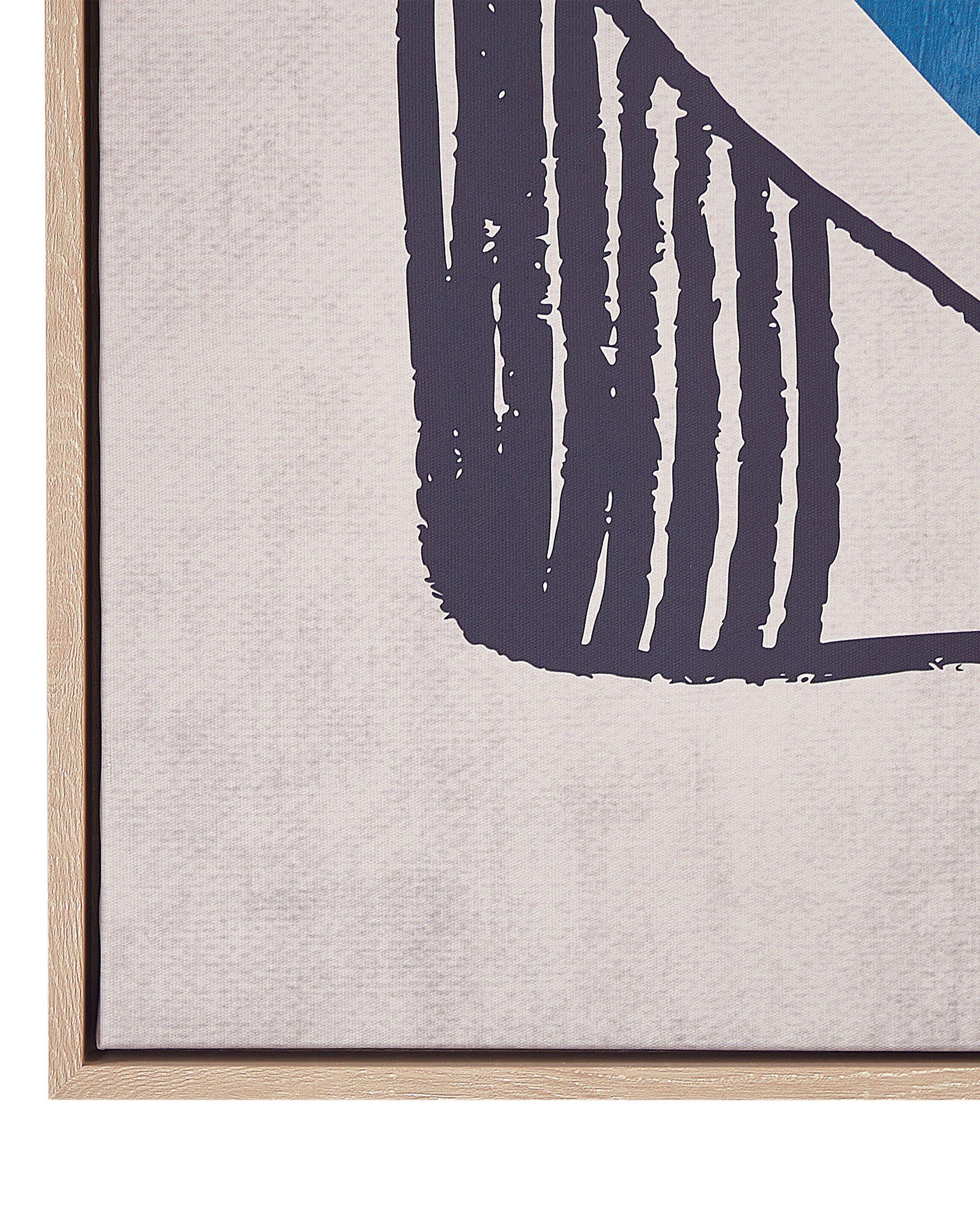 Beliani Imprimé sur toile en Tissu Moderne TORITTO  