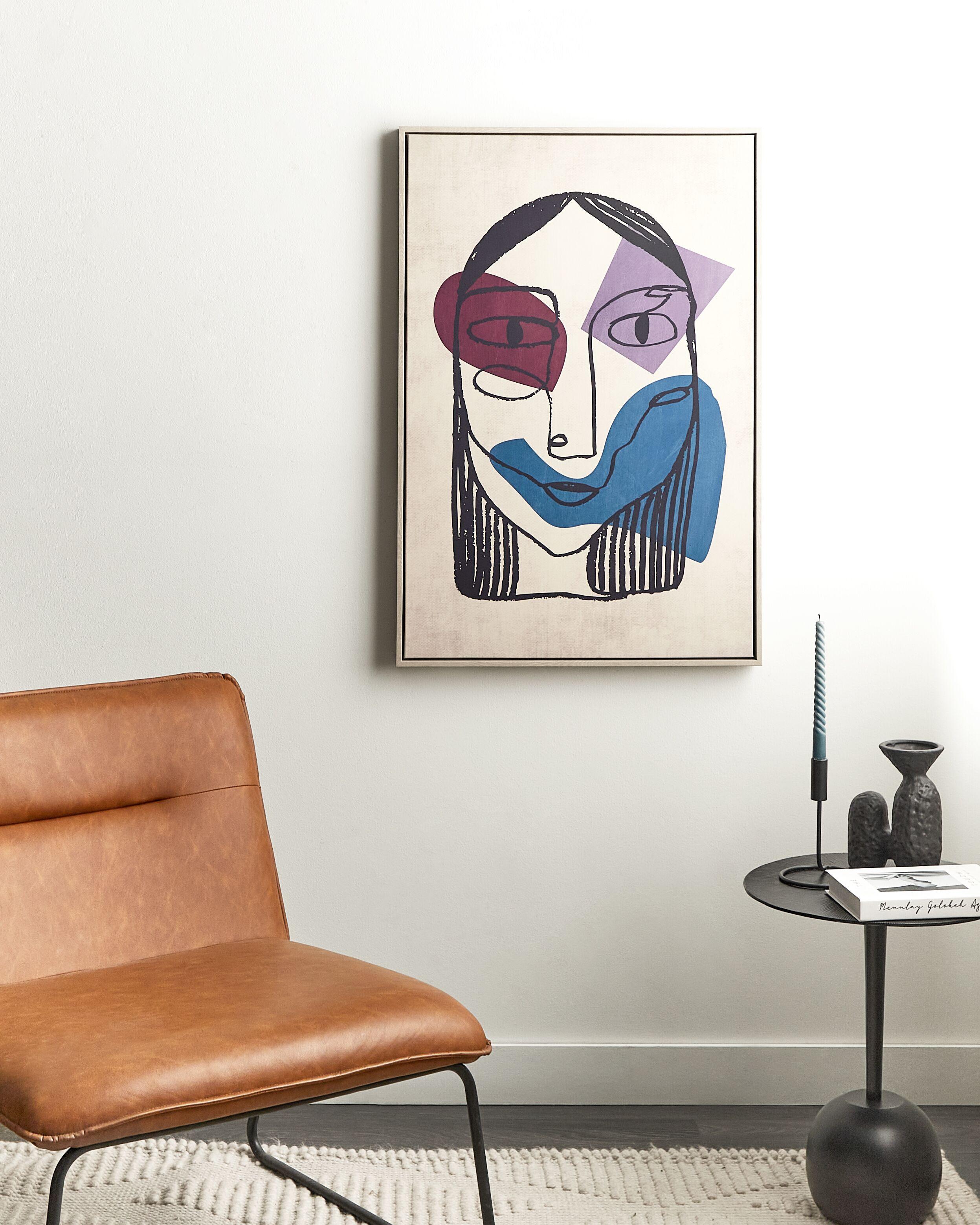 Beliani Imprimé sur toile en Tissu Moderne TORITTO  