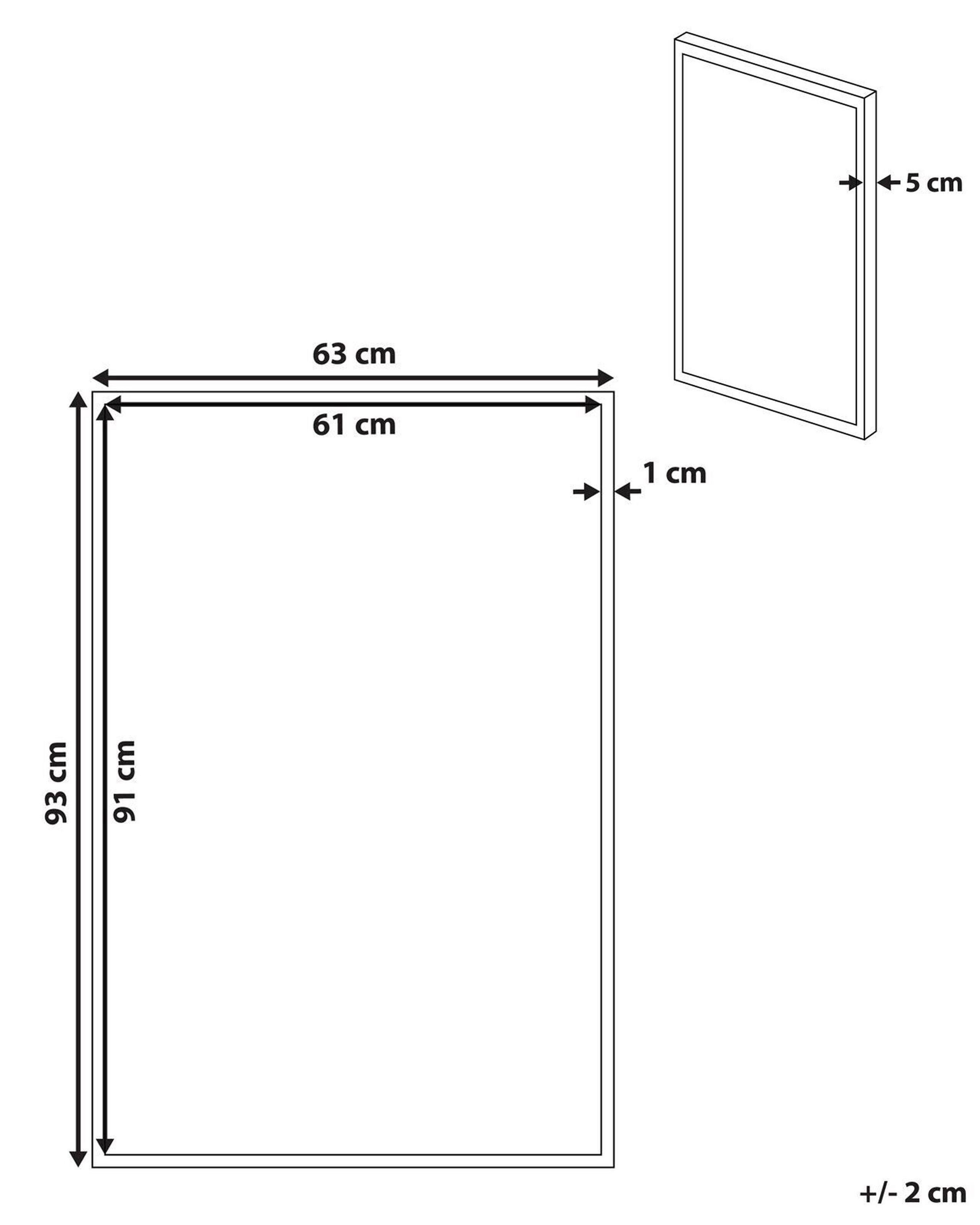 Beliani Canvas aus Polyester Modern TORITTO  