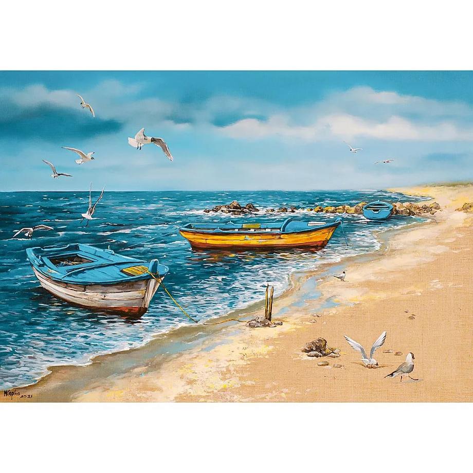 CASTORLAND  Puzzle Morgen am Meer (500Teile) 