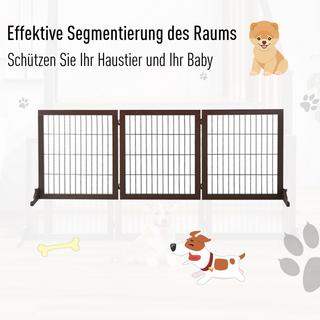 PawHut  Hunde-Absperrgitter 