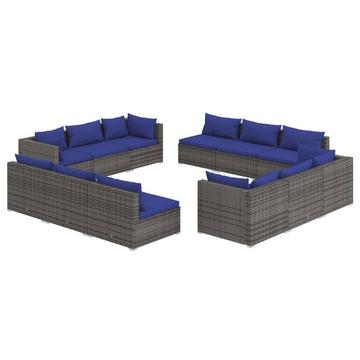 Garten-lounge-set poly-rattan