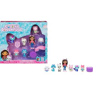 Spin Master  Gabby's Dollhouse , Confezione deluxe con Gabby e gattini, 7 personaggi di Gabby, giochi per bambini dai 3 anni in su 