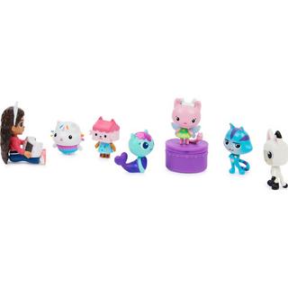 Spin Master  Gabby's Dollhouse , Confezione deluxe con Gabby e gattini, 7 personaggi di Gabby, giochi per bambini dai 3 anni in su 