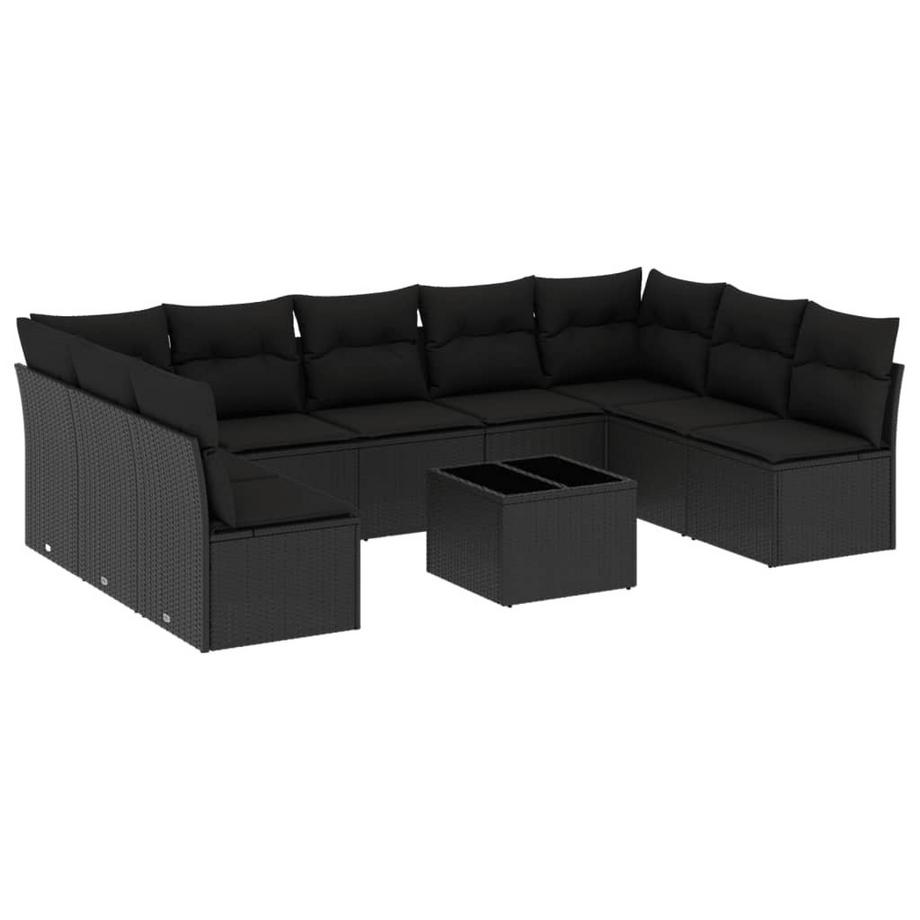 set divano da giardino Polirattan