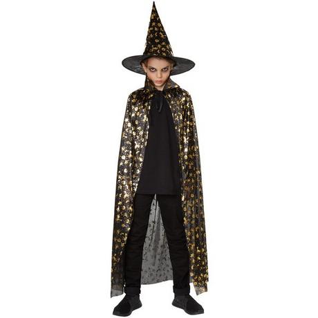 Tectake  Set unisex per bambini con cappello e mantellina Halloween 