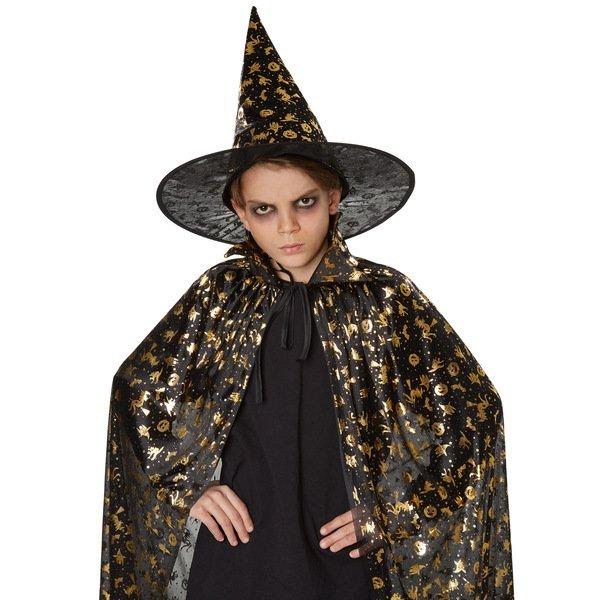 Tectake  Accessoires Chapeau et Cape Halloween Enfant Unisexe 