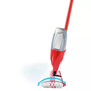 vileda Vileda 1.2 Spray Max balai à franges et balai-éponge Microfibre,  Plastique Sec&humide Rouge, Blanc