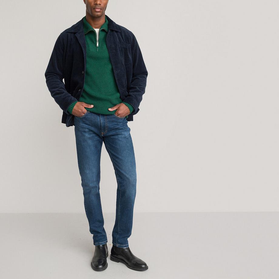 La Redoute Collections Maglione caldo in maglia con mezza zip  