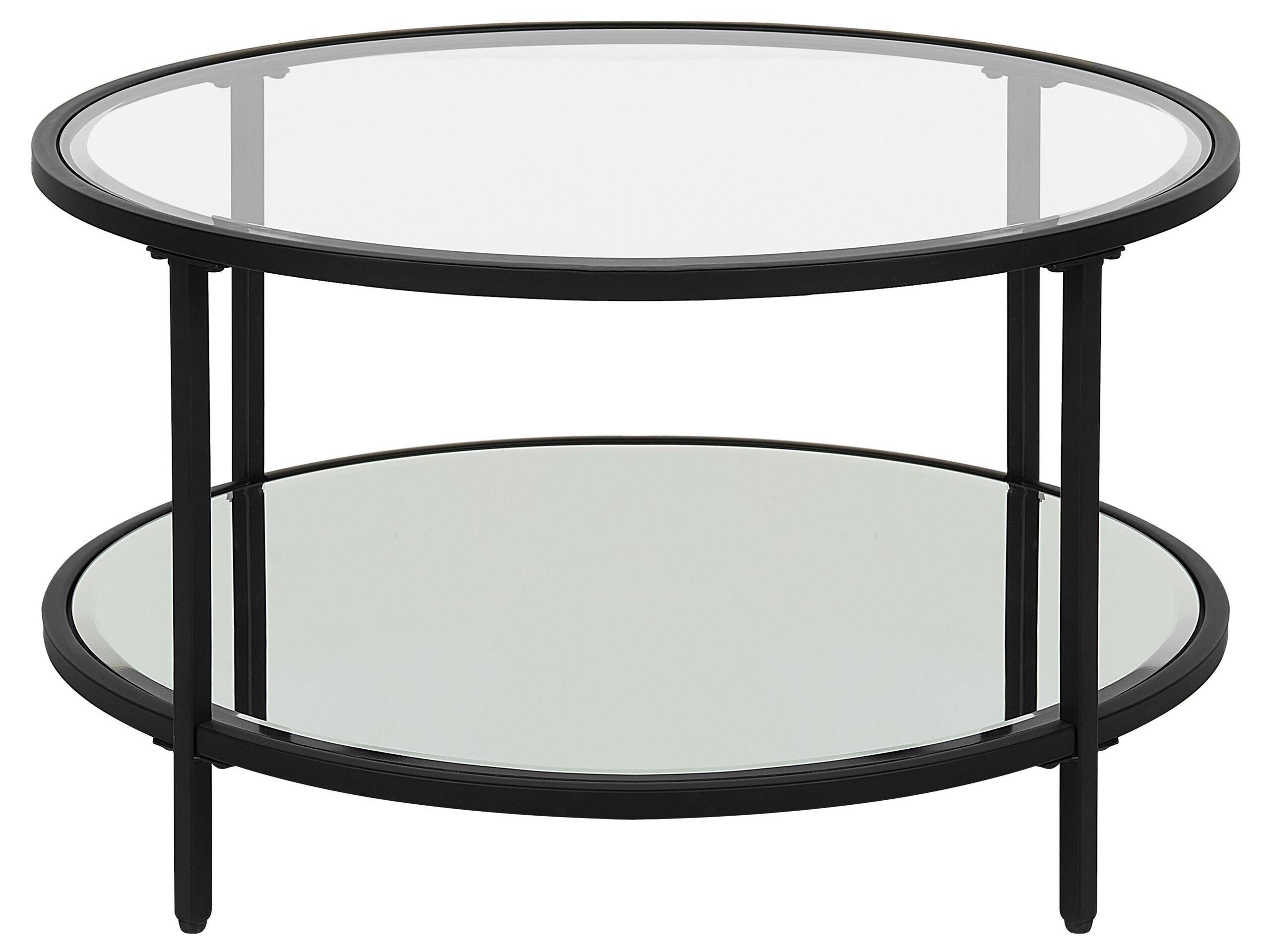 Beliani Table basse en Verre de sécurité Moderne BIRNEY  