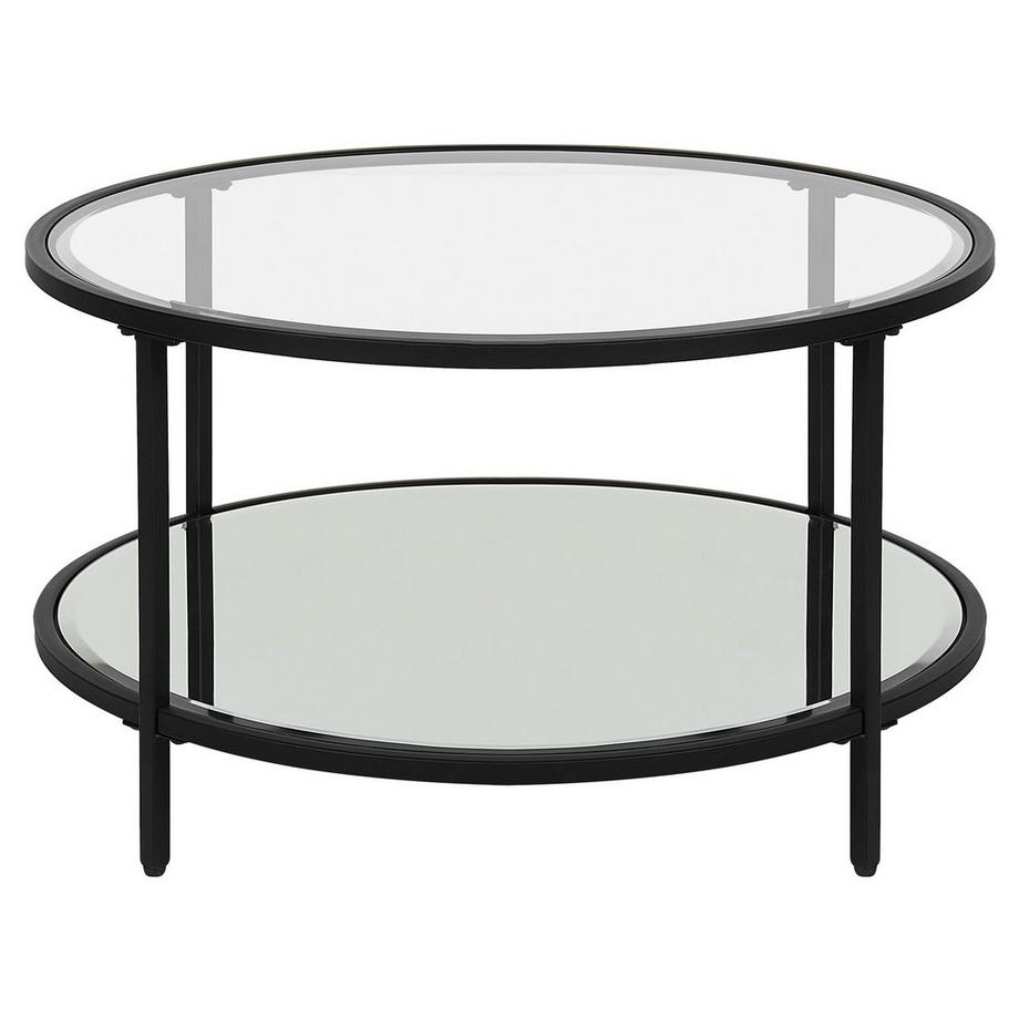 Beliani Table basse en Verre de sécurité Moderne BIRNEY  
