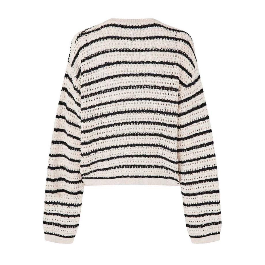 EDITED Cardigan Ida à rayures au crochet  