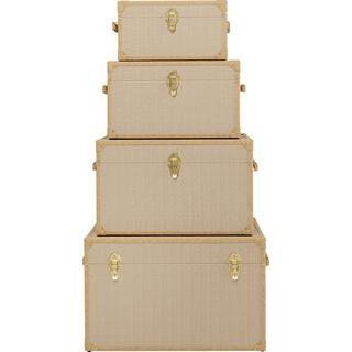 KARE Design Cassapanca Cappuccino (set di 4)  
