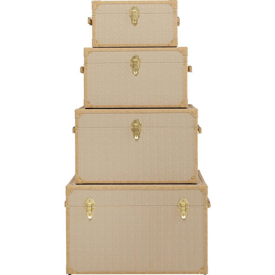 Cassapanca Cappuccino (set di 4)