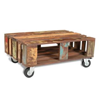 VidaXL Table basse bois  