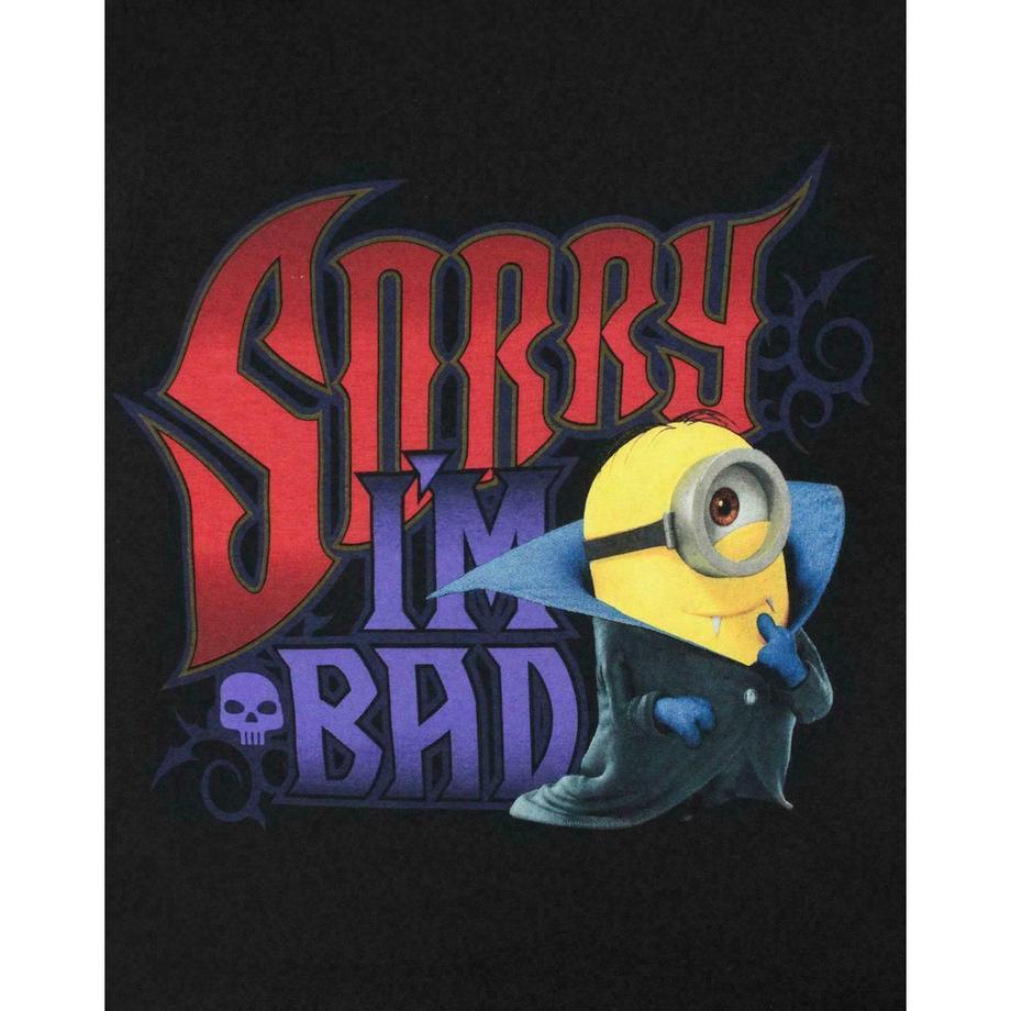 minions Sorry I'm Bad Slim Fit T-Shirt  