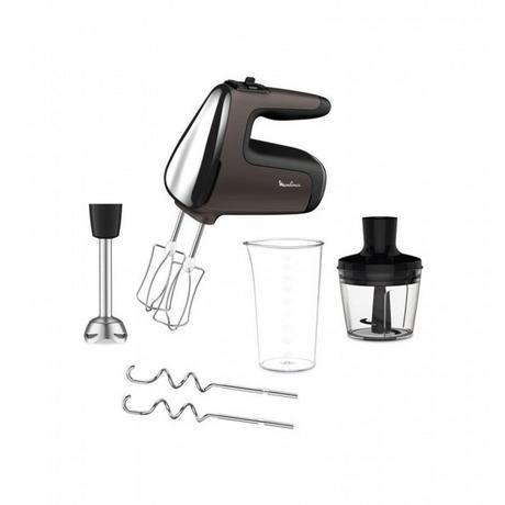 Moulinex Handmixer Powermix Silence Dunkelbraun  
