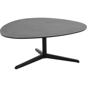 Table basse Bellair verre noir 100