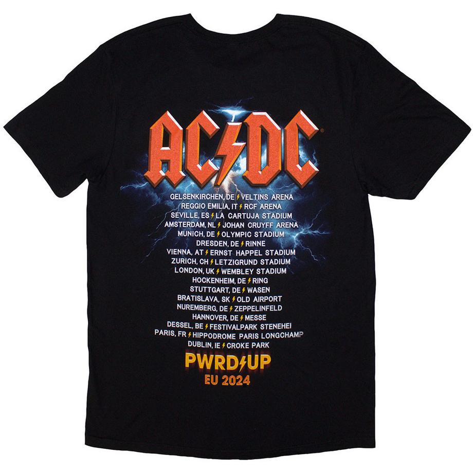 AC/DC ACDC PWRDUP In Rock We Trust T-Shirt  