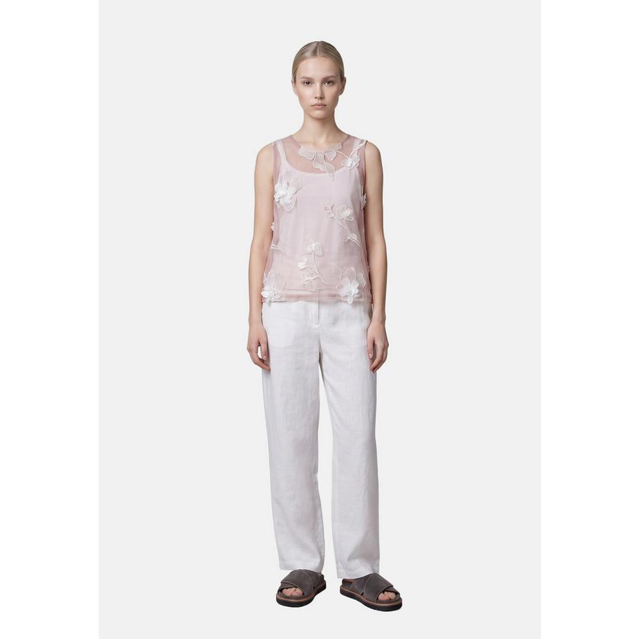Chiara Ferretti Blouse brodée à motifs floraux  