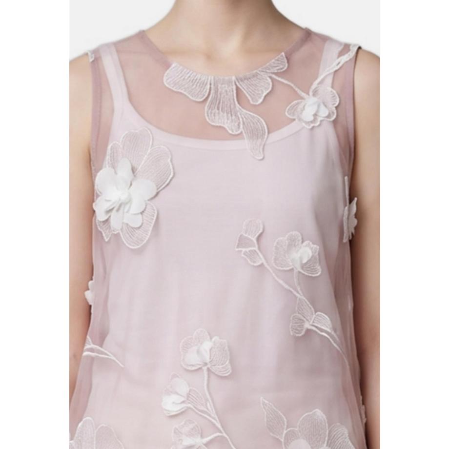 Chiara Ferretti Blouse brodée à motifs floraux  