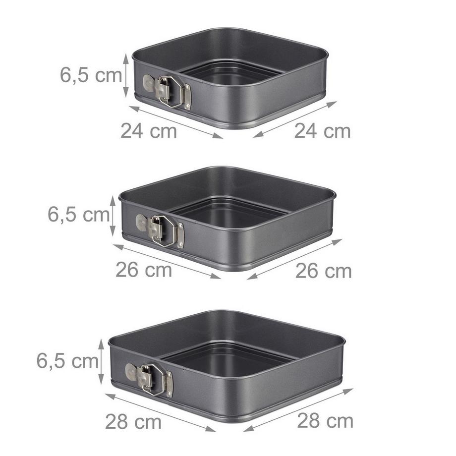 B2X Springform-Set rund & eckig  