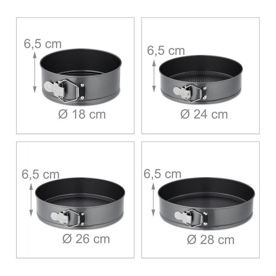 B2X Springform-Set rund & eckig  