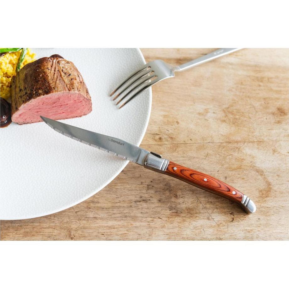 berndorf Set de couteaux à steak  Pakka 6 pièces  