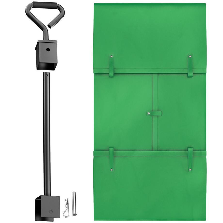 Tectake  Chariot de jardin chariot de transport  avec des parois latérales rabattables 