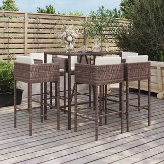 VidaXL Gartenbar set poly-rattan  