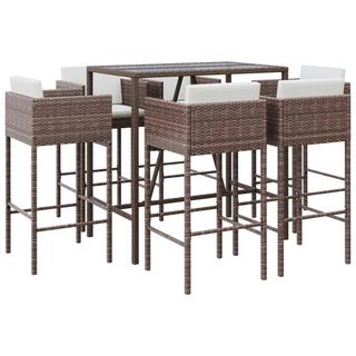 VidaXL Gartenbar set poly-rattan  