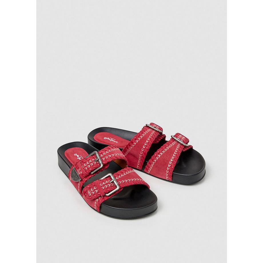 Doppelte Riemchenpantoletten AGNES ETHNIC