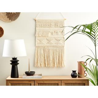 Beliani Suspension murale en tissu en Coton Boho KAMOKE  