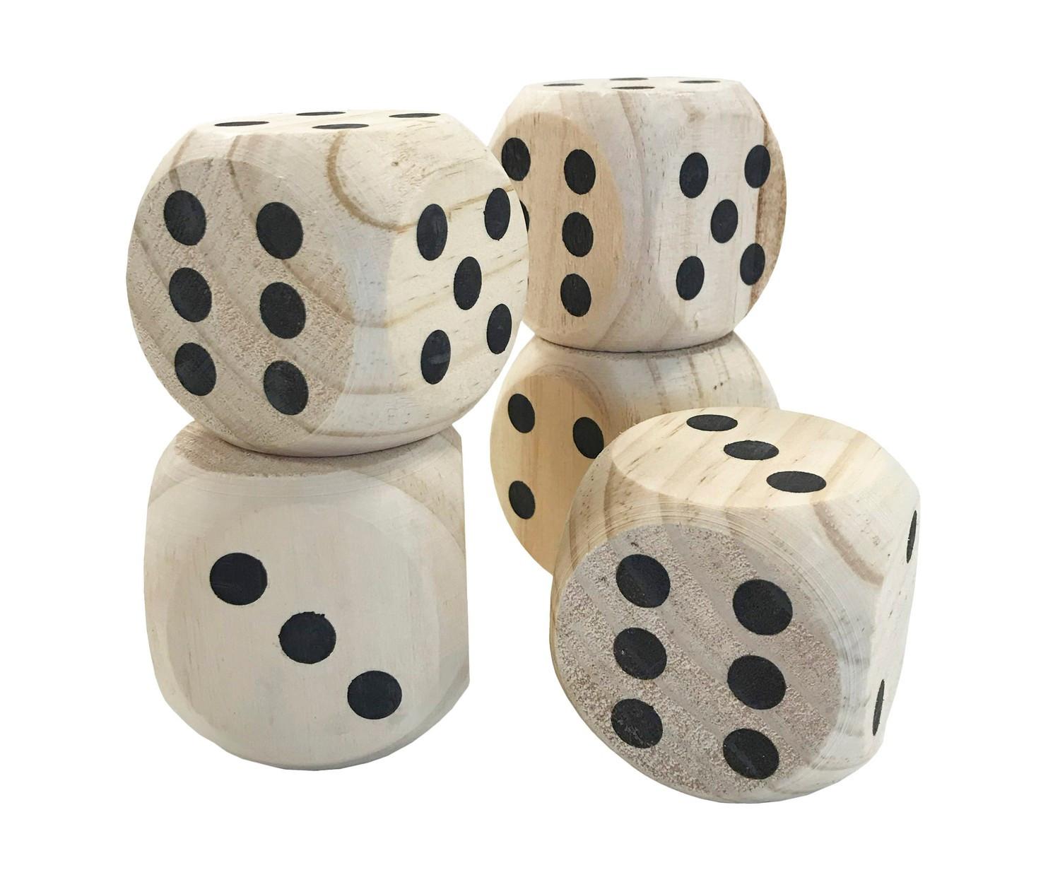 Toyrock Sport  Yatzy Gigante in Legno 6 Pz 