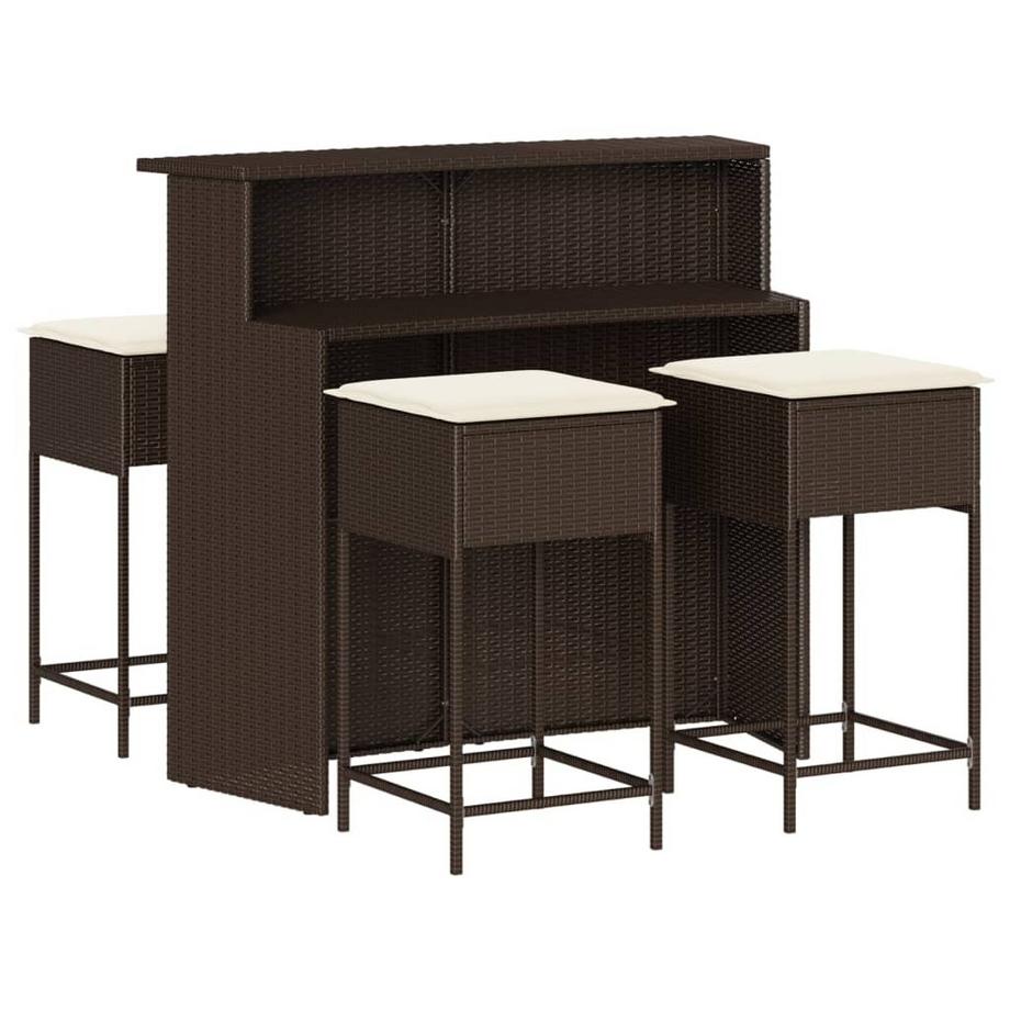 Gartenbar set poly-rattan