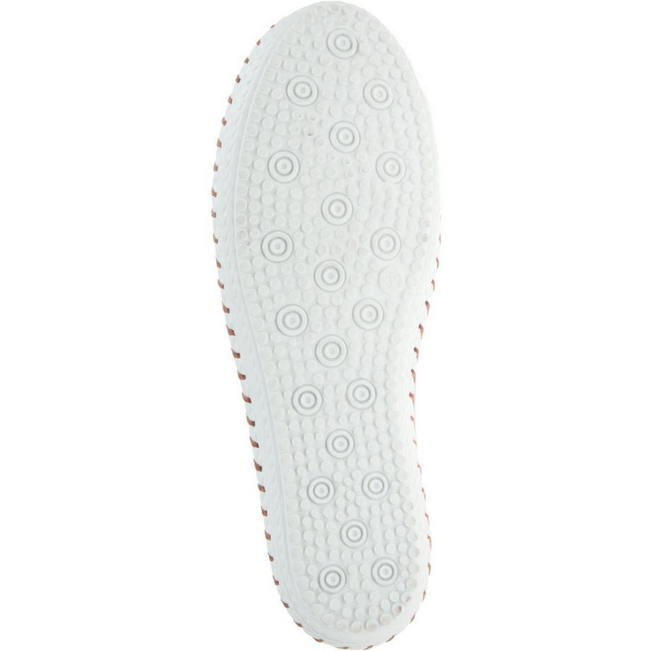 Lunar St Ives Scarpe Stringate in Pelle Metallizzata  