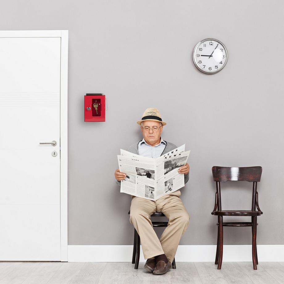 Northix Notschlüsselkasten mit Klappe  