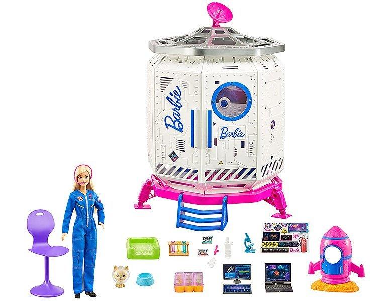 Barbie  Weltraum Abenteuer Raumstation Spielset mit Puppe 